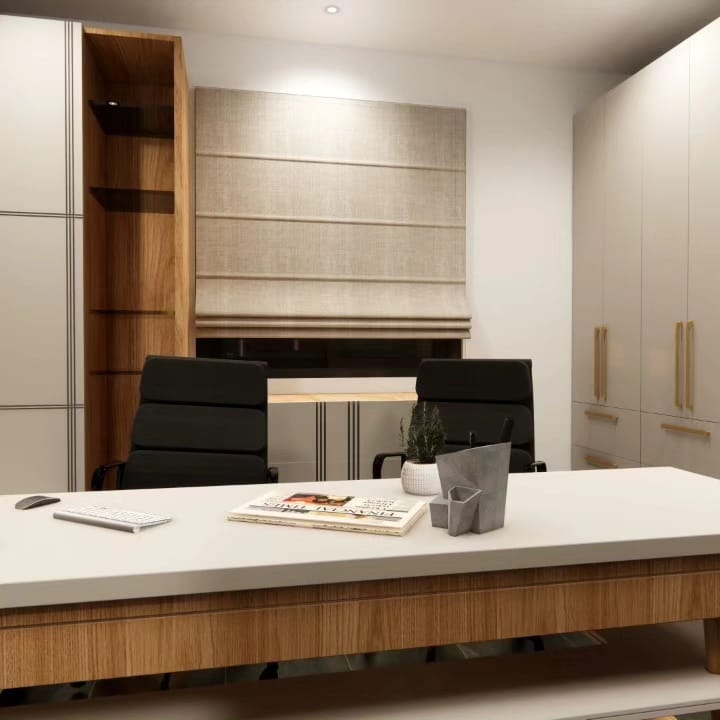 Hiren Pipes & Fittings office — director's cabin