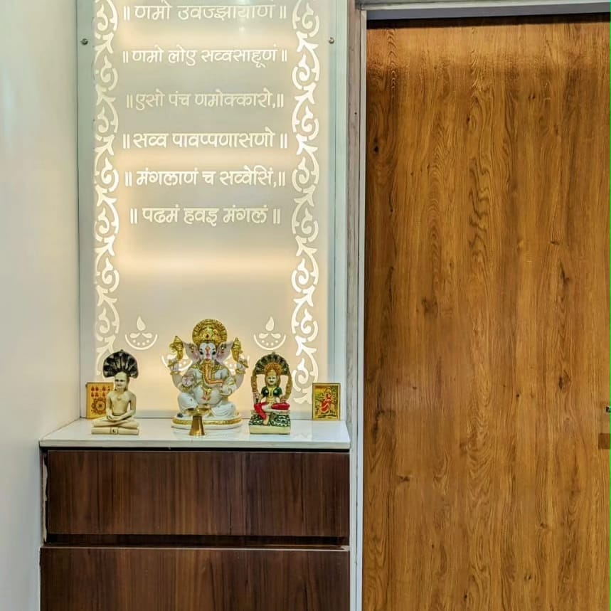 Hiren Pipes & Fittings office — prayer area and entrance